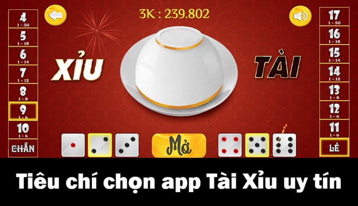 Trang Chủ 98 Tiêu chí chọn app Tài Xỉu uy tín